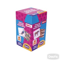 Fichas de asociación textura animal