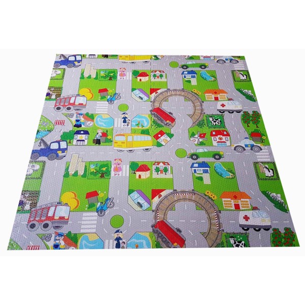 Alfombra de pista 4 piezas de 60x60cms