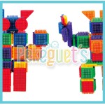 Cubos de textura con fig geométricas 1048