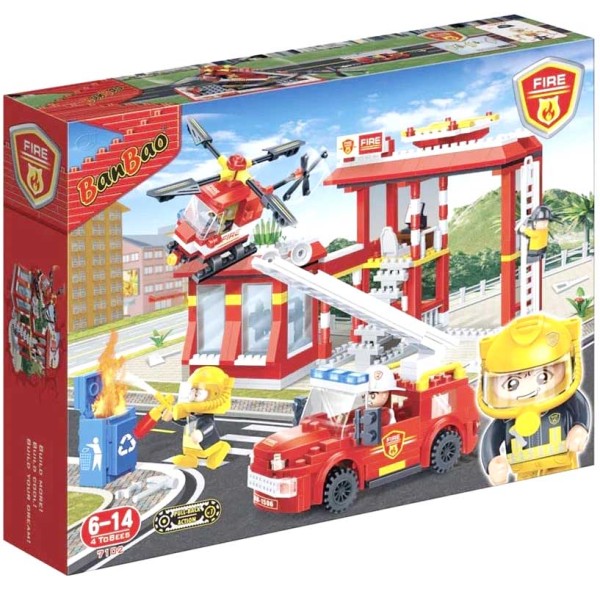Lego Estación de bomberos Banbao