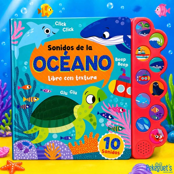 Libro Sonidos del Océano con texturas