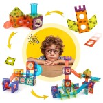 Light Magnetic blocks 49 pcs con luz 