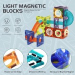 Light Magnetic blocks 49 pcs con luz 