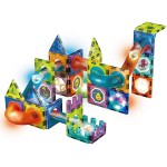 Light Magnetic blocks 75 pcs