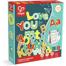 Alfabeto magnético, 52 letras magnéticas HAPE