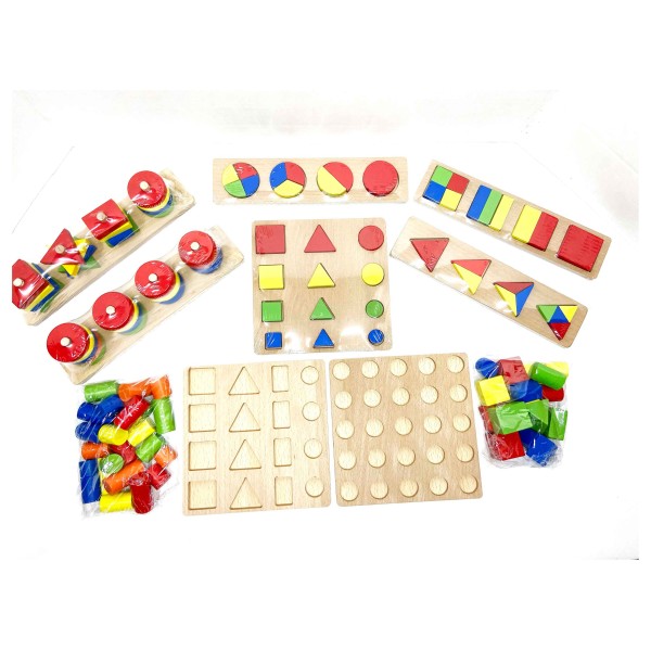JQ1203 Juego de madera Montessori
