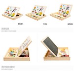 Tablero educativo con figuras magnéticas